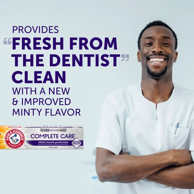 Alt view image 7 of 7 - ARM & HAMMER Complete Care Toothpaste, Fresh Mint, 6.0 oz