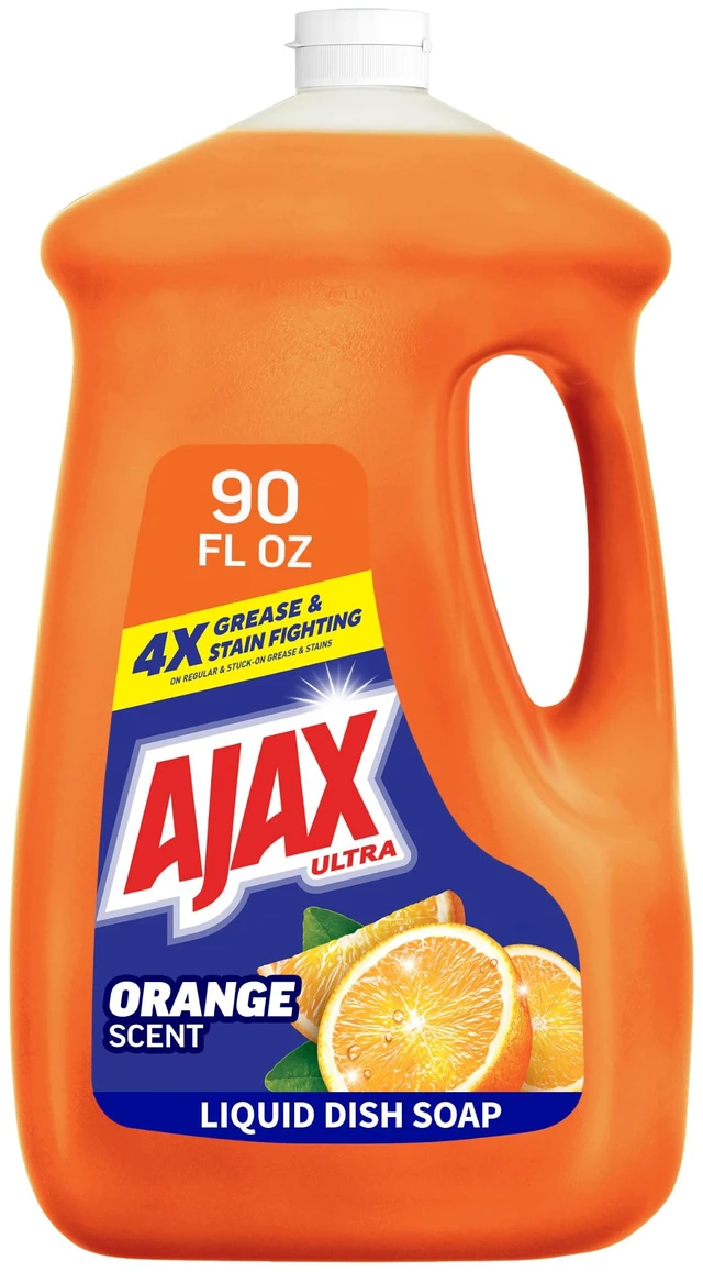 Main image of Ajax Ultra Liquid Dish Soap, Triple Action, Orange Scent, 90 fl oz