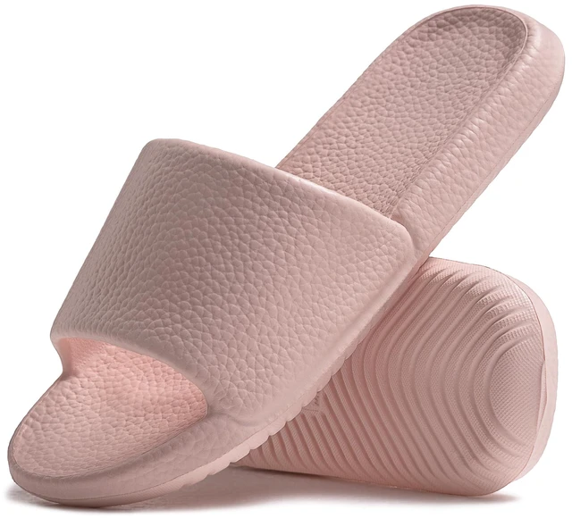 Main image of Happy Lily Women's Non-Slip Quick-Drying Ultra-Soft Lightweight Slide Sandals Slippers with Simple Style