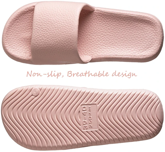 Alt view image 2 of 7 - Happy Lily Women's Non-Slip Quick-Drying Ultra-Soft Lightweight Slide Sandals Slippers with Simple Style