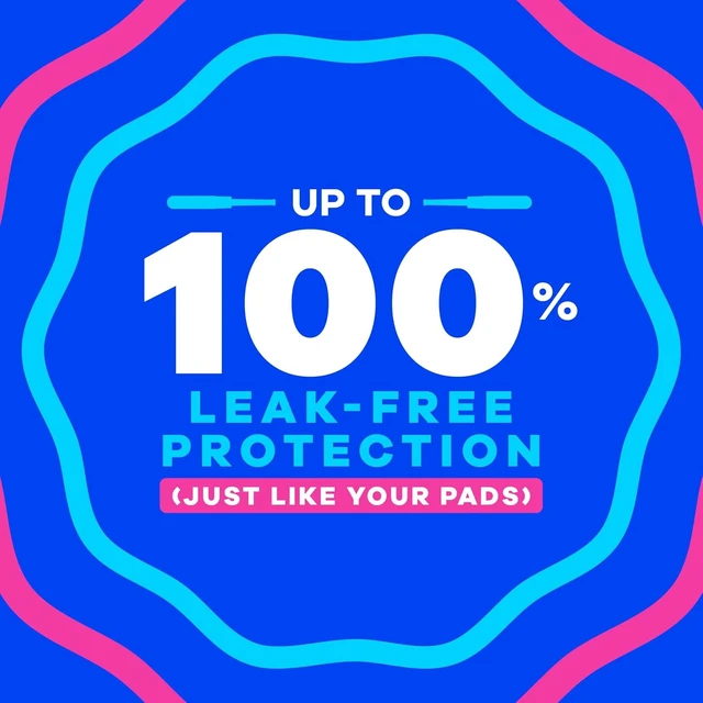 Alt view image 3 of 7 - Tampax Starter Kit Multipack, with LeakGuard Braid, Regular/Super Absorbency, Easy First Tampon Trial, Unscented, 12 Count
