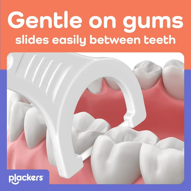 Alt view image 2 of 7 - Plackers® Gentle Line® Floss Picks, Fresh Mint, 75 Count