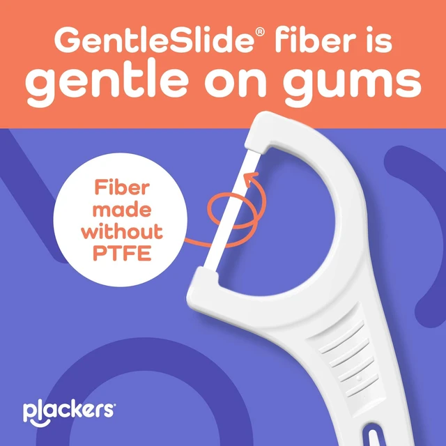Alt view image 6 of 7 - Plackers® Gentle Line® Floss Picks, Fresh Mint, 75 Count