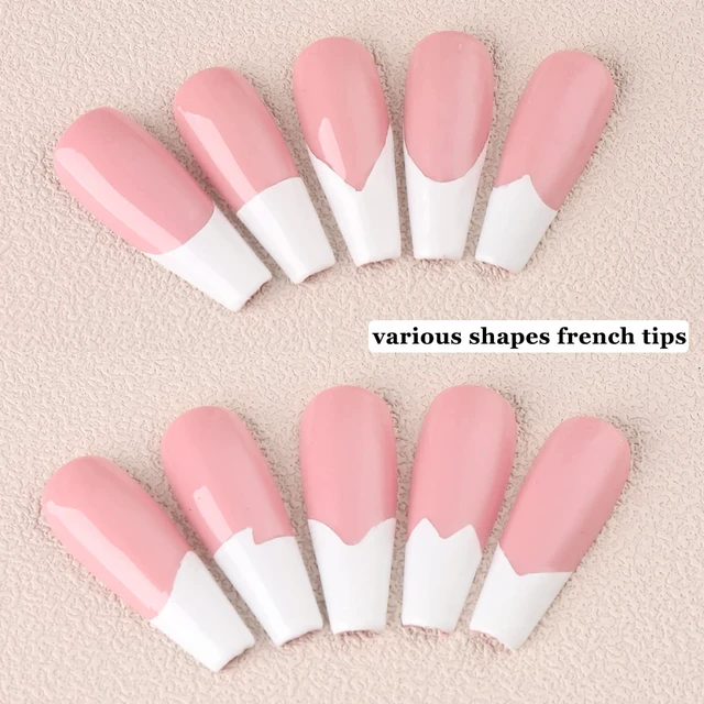 Alt view image 4 of 6 - Fcozpjk French Tip Nail Stickers 6 Sheets French Tips Guides Tool