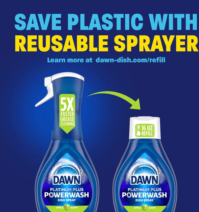 Alt view image 6 of 7 - Dawn Platinum Powerwash Dish Spray, Dish Soap, Apple Scent, 16oz