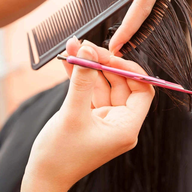 Alt view image 3 of 5 - Yumflan Hair Comb, Rat Tail Comb for Braiding Hair, Fine Tooth Hair Comb with Stainless Steel Pintail for Sectioning, Parting and Styling - Black