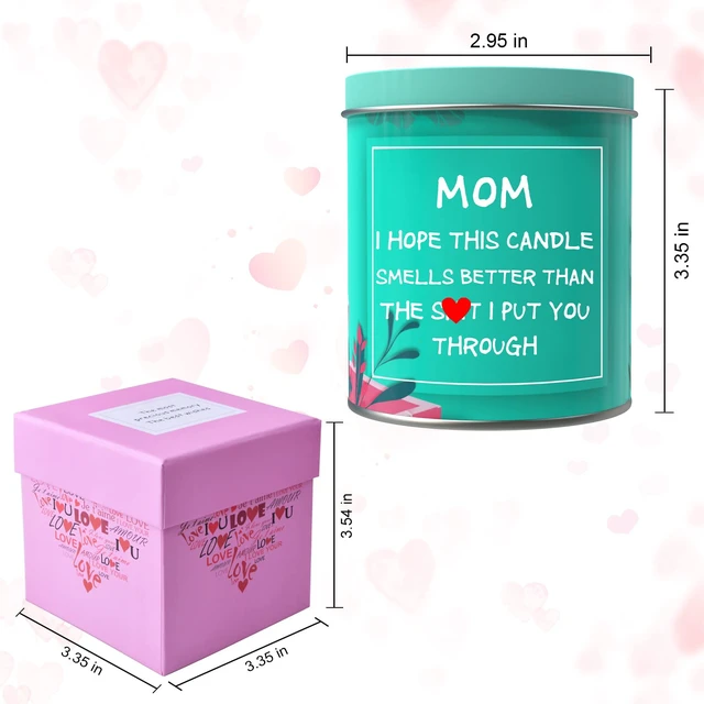 Alt view image 3 of 7 - Mothers Day Gifts from Daughter,Son-Mom Scented Candles Funny Gifts Ideas for Mom,Mothers Day/Christmas Birthday Unique Gift for Mama,9oz