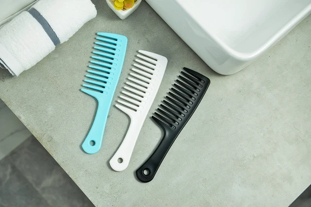 Alt view image 2 of 7 - Wide Tooth comb, Large Detangling Comb for Women and Men, Durable Styling Brush for Curly, Long, Wet Hair Types - Professional Hair Care.