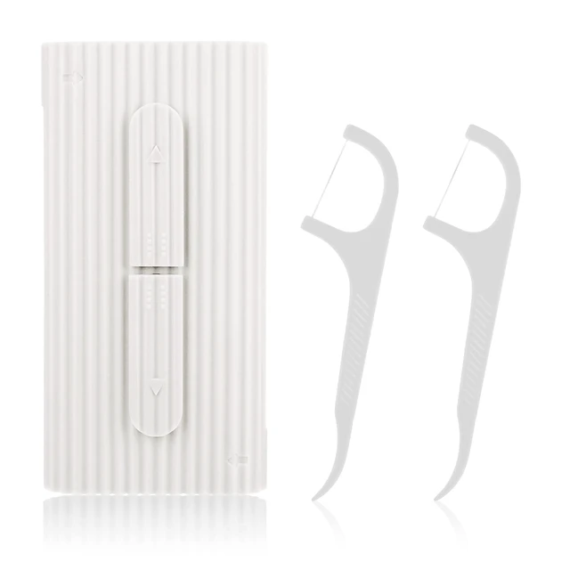 Alt view image 7 of 7 - WLLHYF Dental Floss Case Automatic Dental Floss Pick Organizer Case