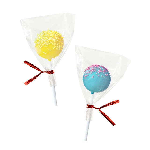 Alt view image 4 of 7 - XLSFPY 100PCS Clear Cellophane Treat Bags with 100PCS Twist Ties, 3x4 OPP Rice Crispy Bags for Gift Goodie Favor Candy Cake Pop Birthday Party Cookies Christmas New Year Wedding Party (3'' x 4'')