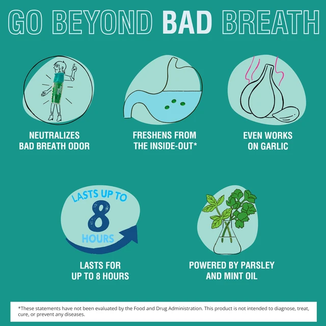 Alt view image 3 of 7 - Beyond Breath, Breath Freshening Capsules, Freshens from Source, 50 Count