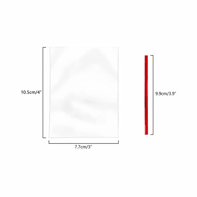 Alt view image 5 of 7 - XLSFPY 100PCS Clear Cellophane Treat Bags with 100PCS Twist Ties, 3x4 OPP Rice Crispy Bags for Gift Goodie Favor Candy Cake Pop Birthday Party Cookies Christmas New Year Wedding Party (3'' x 4'')
