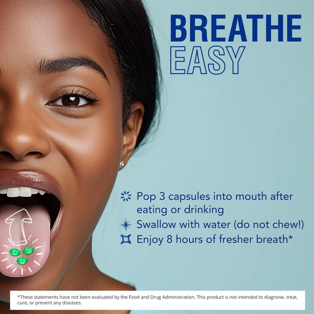 Alt view image 4 of 7 - Beyond Breath, Breath Freshening Capsules, Freshens from Source, 50 Count