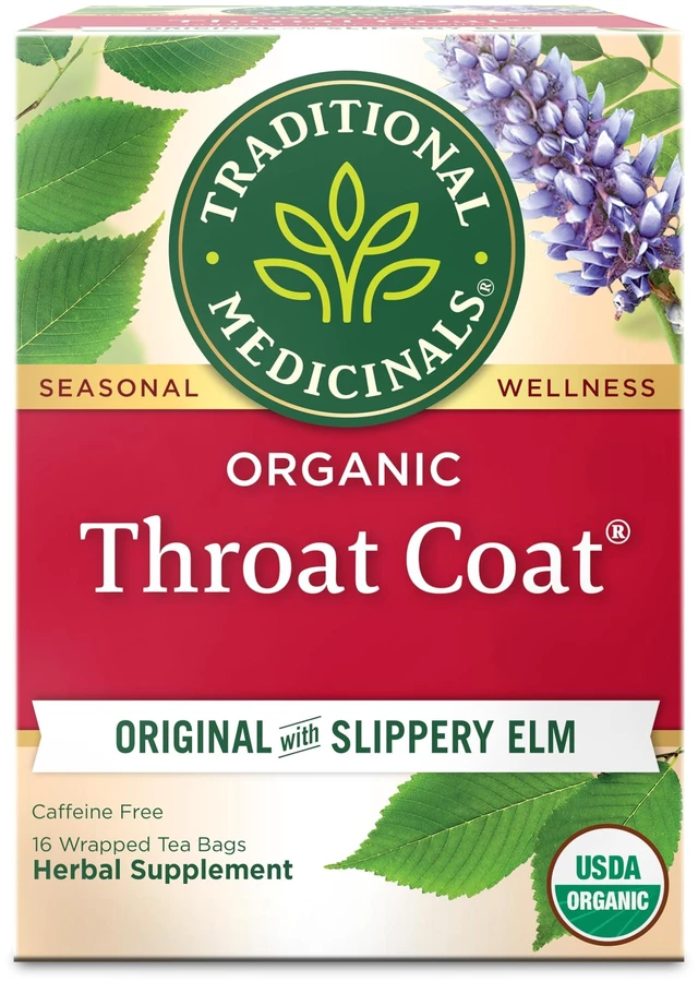 Main image of Traditional Medicinals Organic Throat Coat Seasonal Tea, 16 Tea Bags (Pack of 1)