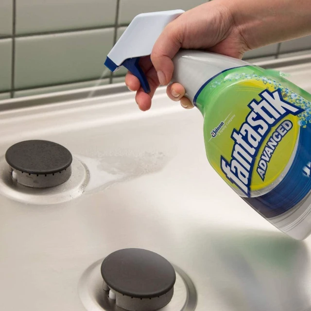 Alt view image 6 of 7 - Fantastik Advanced Kitchen and Grease Cleaner 32 fl oz
