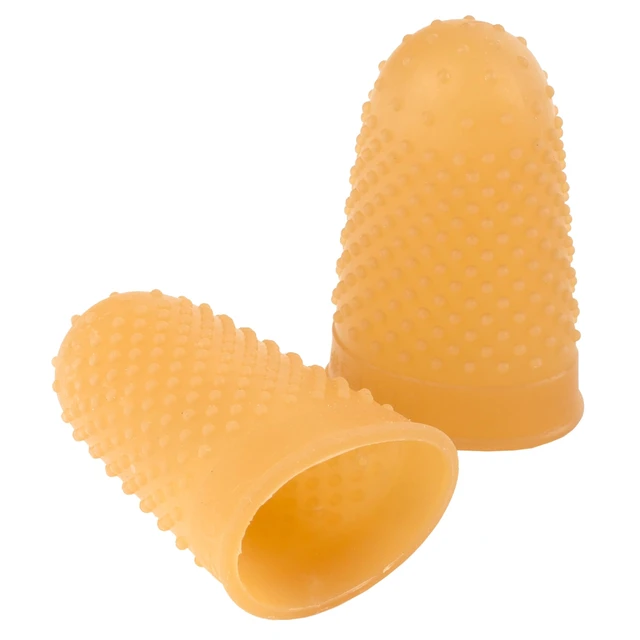 Alt view image 2 of 5 - Swingline S7054032C 54032 Rubber Finger Tips, 12 (Medium-Large), Amber (Pack of 12)