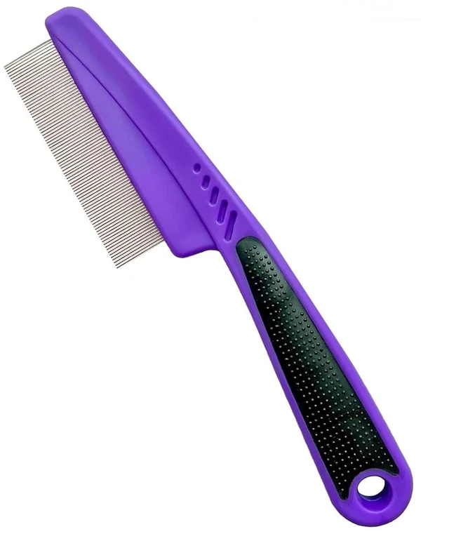 Main image of Yumflan Fine Tooth Stainless Steel Flea Comb for Dogs & Cats