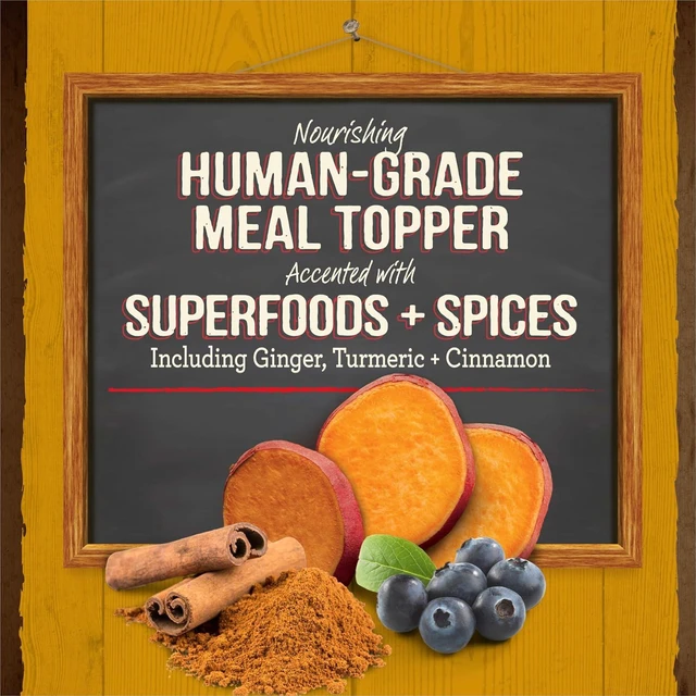 Alt view image 5 of 7 - Merrick Grain Free Chicken Bone Broth Dog and Cat Food Topper, 7 oz Pouch