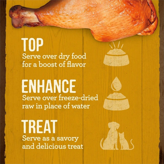 Alt view image 4 of 7 - Merrick Grain Free Chicken Bone Broth Dog and Cat Food Topper, 7 oz Pouch