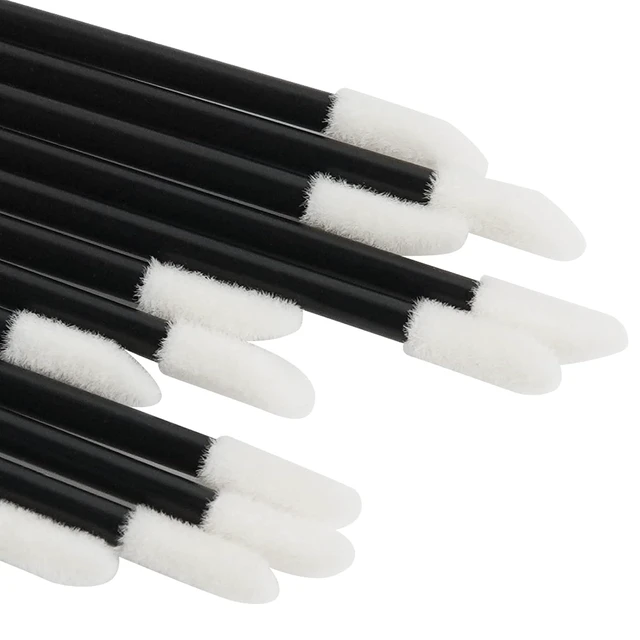 Alt view image 2 of 7 - ChefBee 200PCS Black Disposable Lip Gloss Applicators
