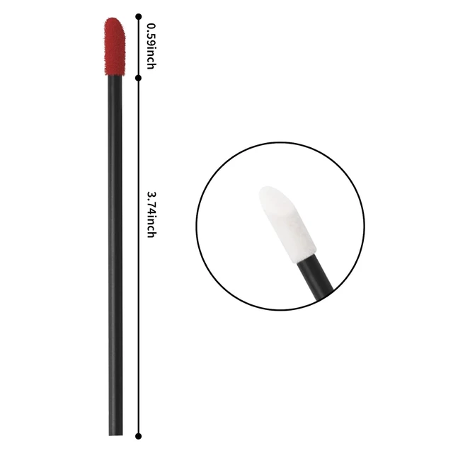 Alt view image 3 of 7 - ChefBee 200PCS Black Disposable Lip Gloss Applicators