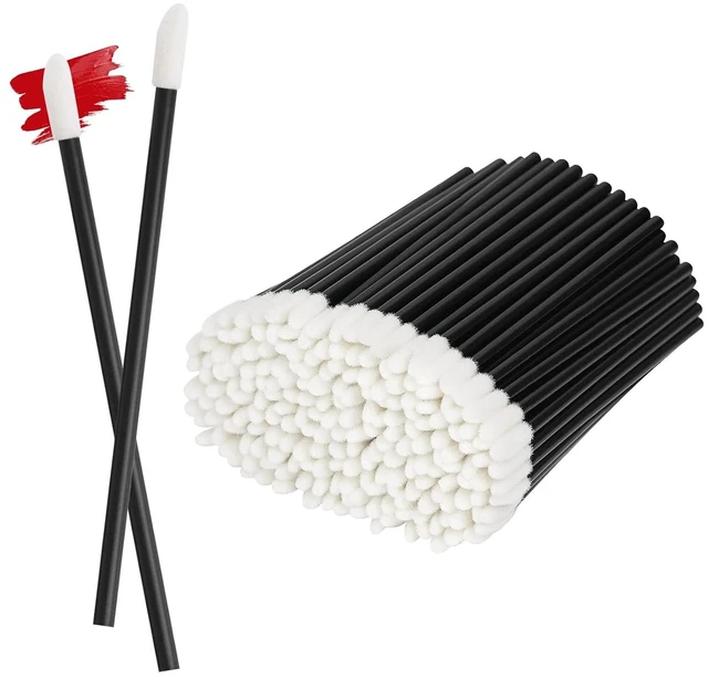 Main image of ChefBee 200PCS Black Disposable Lip Gloss Applicators