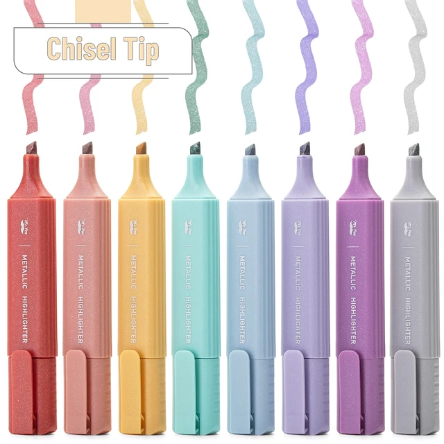 Alt view image 4 of 7 - Mr. Pen- Glitter Highlighters, 8 Pack, Metallic Colors