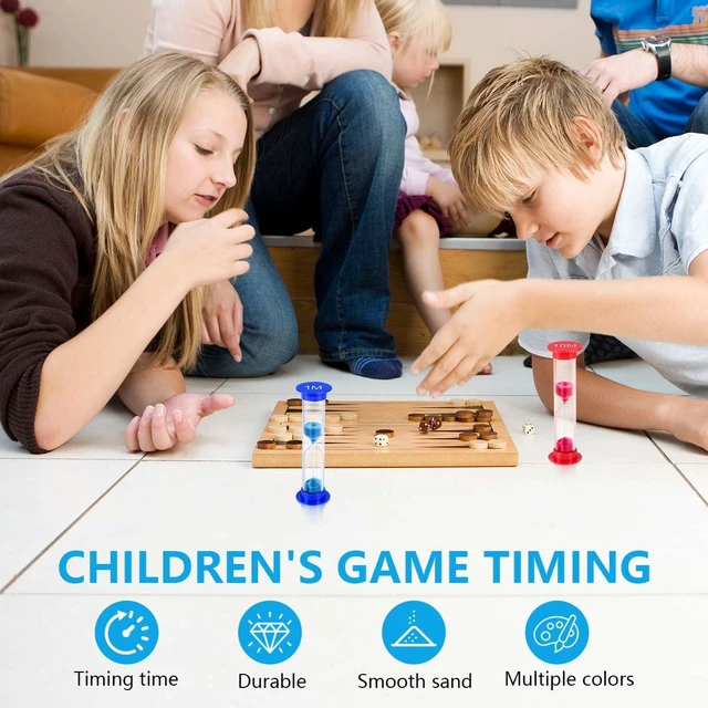 Alt view image 4 of 7 - Sand Timer, KISEER 6 Pcs Colorful Hourglass Sandglass Sand Clock Timers Set 30sec / 1min / 2mins / 3mins / 5mins / 10mins for Brushing Children's Teeth, Cooking, Game, School, Office