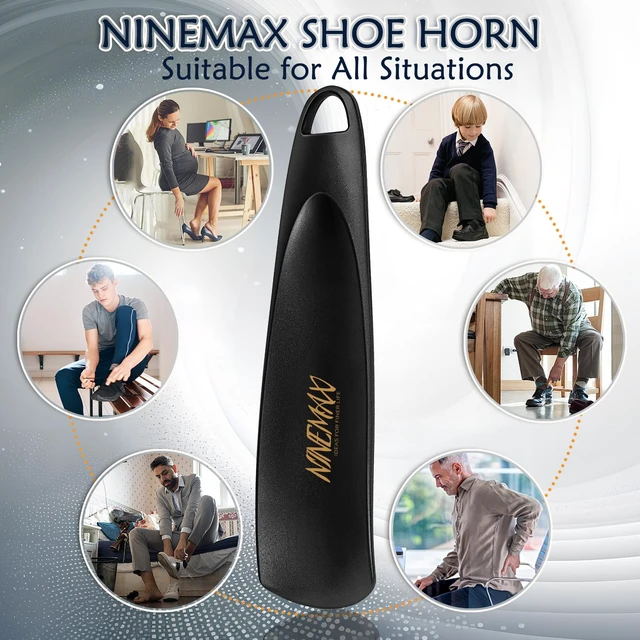 Alt view image 4 of 7 - NINEMAX Shoe Horn, 7.5 Inch Portable Travel Shoehorn for Seniors (1Pc)
