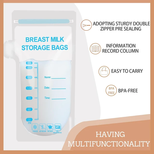 Alt view image 2 of 6 - Breastmilk Storage Bag Milk Bags for Breastmilk for Feeding 30PCS