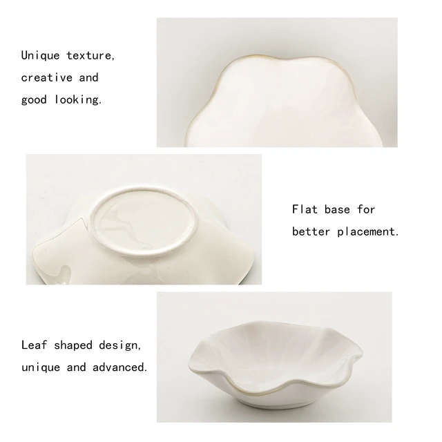 Alt view image 6 of 7 - Ceramic Ring Dish, Jewelry Trinket Tray for Rings and Earrings