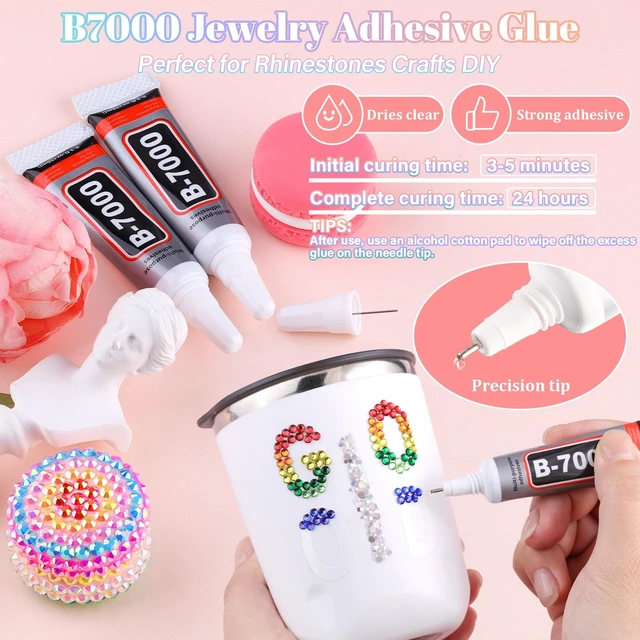 Alt view image 5 of 7 - BELLEBOOST 24000Pcs 3mm Resin Rhinestones Bedazzling Kit with Glue