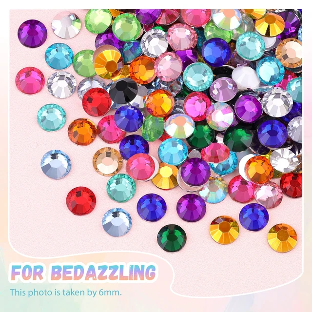 Alt view image 7 of 7 - BELLEBOOST 24000Pcs 3mm Resin Rhinestones Bedazzling Kit with Glue