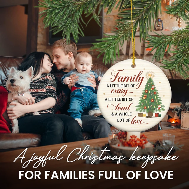 Alt view image 2 of 7 - WRAPIX Family Christmas Ornaments 2026 - Christmas Funny Gifts for Family