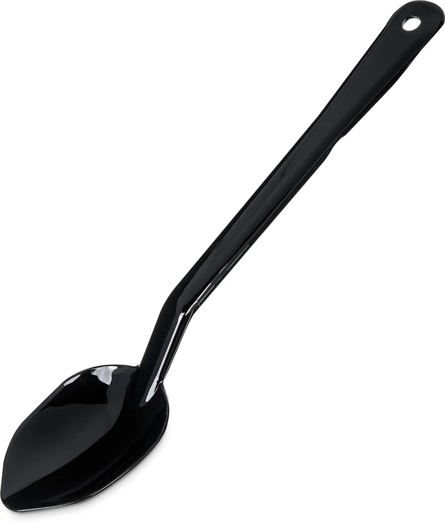 Alt view image 5 of 7 - Carlisle FoodService Products 442003 High Heat Solid Spoon, 13", Black