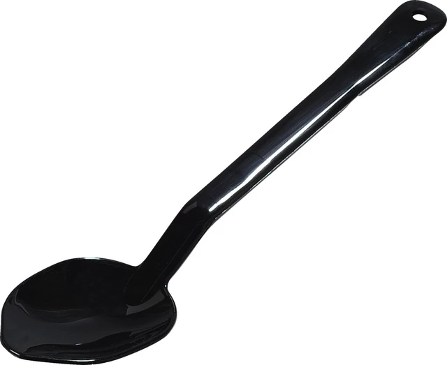 Alt view image 6 of 7 - Carlisle FoodService Products 442003 High Heat Solid Spoon, 13", Black