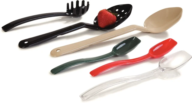 Alt view image 7 of 7 - Carlisle FoodService Products 442003 High Heat Solid Spoon, 13", Black