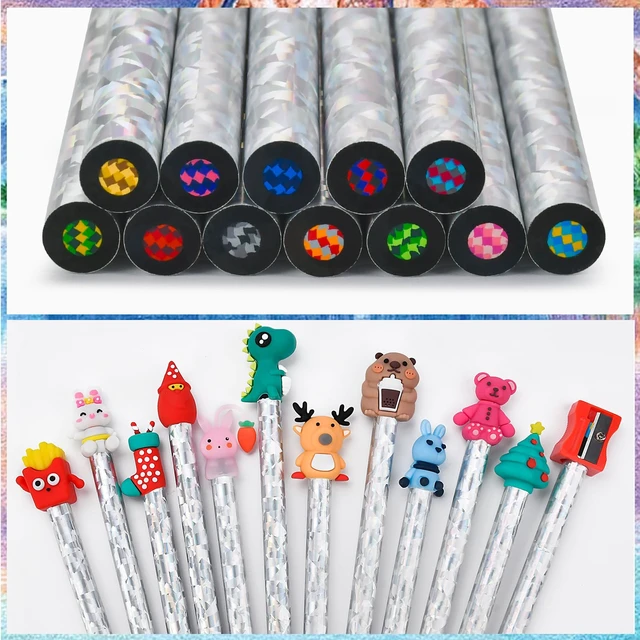 Alt view image 7 of 7 - FilmHOO 12 Rainbow Colored Pencils,Stocking Stuffers for Kids 4-12 Year Old
