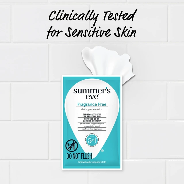 Alt view image 4 of 7 - Summer's Eve Gentle Feminine Wipes, Fragrance Free, 12 Count