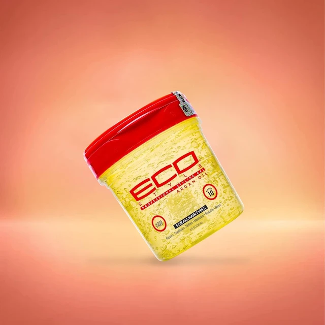 Alt view image 6 of 6 - Eco Style Moroccan Argan Oil Styling Gel - Promotes Healthy Hair - Nourishes And Repairs - Delivers Long Lasting Shine - Provides Maximum Hold and Helps Tame Frizz - Ideal For All Hair - 8 oz