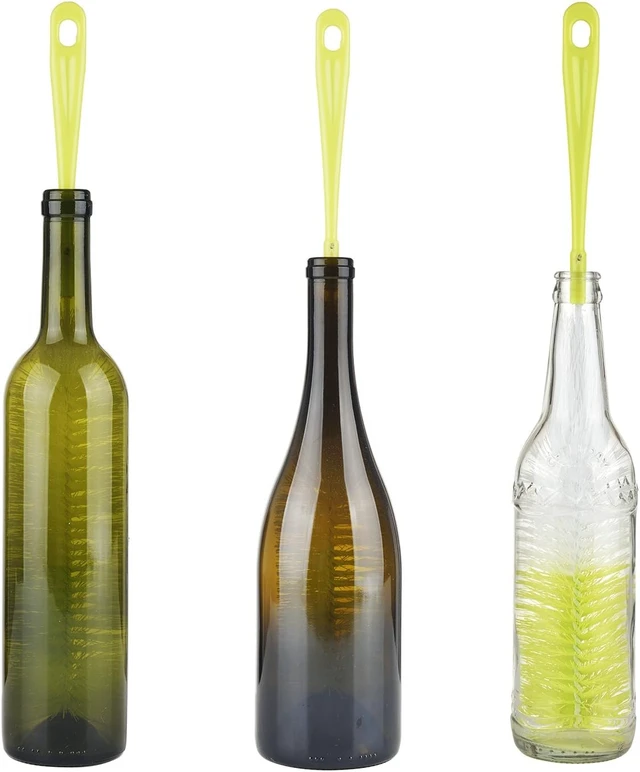 Alt view image 2 of 5 - ALINK 16 inch Long Bottle Brush Cleaner for Washing Wine/Beer/Sport Well/Thermos/Glass, Hummingbird Feeder and Long Narrow Neck Sport Bottles