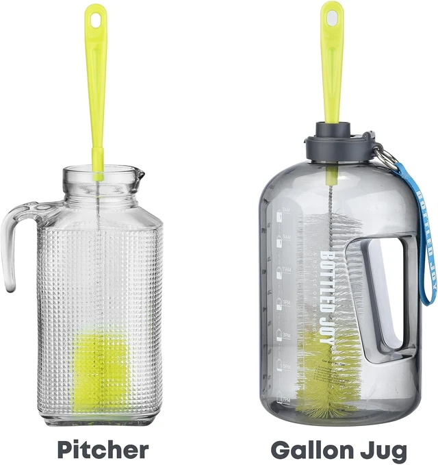 Alt view image 4 of 5 - ALINK 16 inch Long Bottle Brush Cleaner for Washing Wine/Beer/Sport Well/Thermos/Glass, Hummingbird Feeder and Long Narrow Neck Sport Bottles