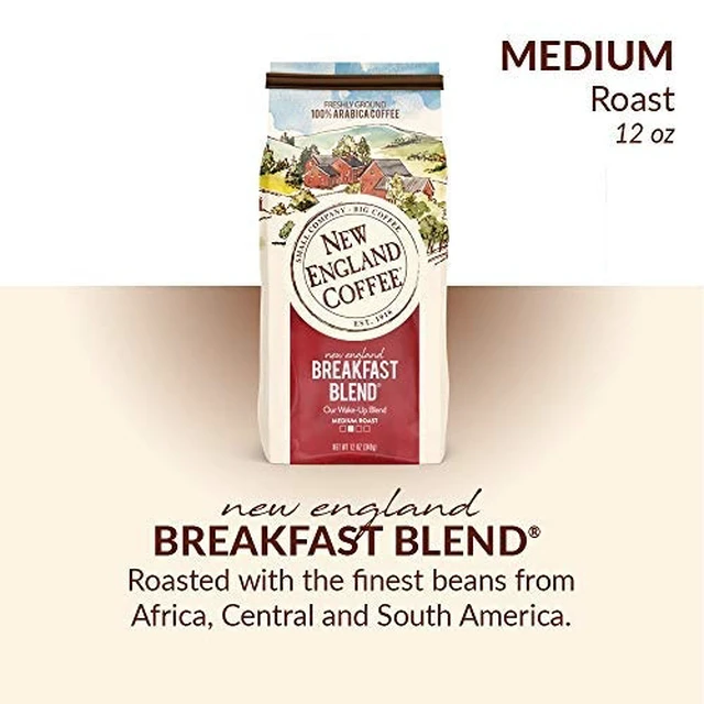Alt view image 2 of 7 - New England Coffee Breakfast Blend Ground Coffee 12oz (Pack of 1)