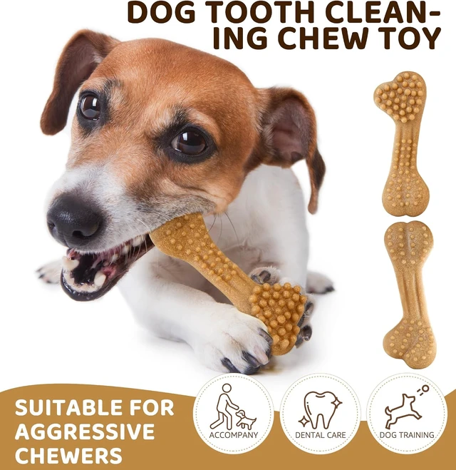 Alt view image 6 of 6 - Durable Dog Chew Toy for Aggressive Chewers, Tough Dental Toy for Teeth Cleaning, Boredom & Anxiety Relief, Long-Lasting Toy for All Dog Sizes & Teething Puppies, Keep Them Busy
