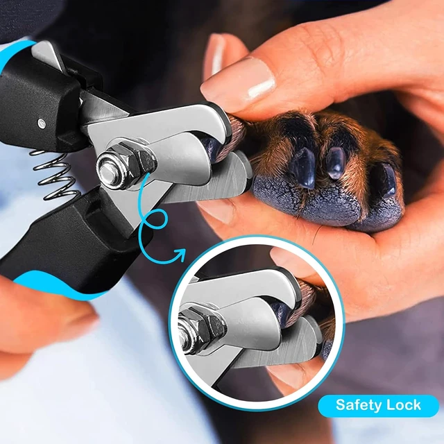 Alt view image 7 of 7 - Candure Dog Nail Clippers and Trimmer with Safety Guard to Avoid Over-Cutting Toe Nails, Professional Grooming Pet Nail Clipper with Nail File for Small, Medium & Large Breeds