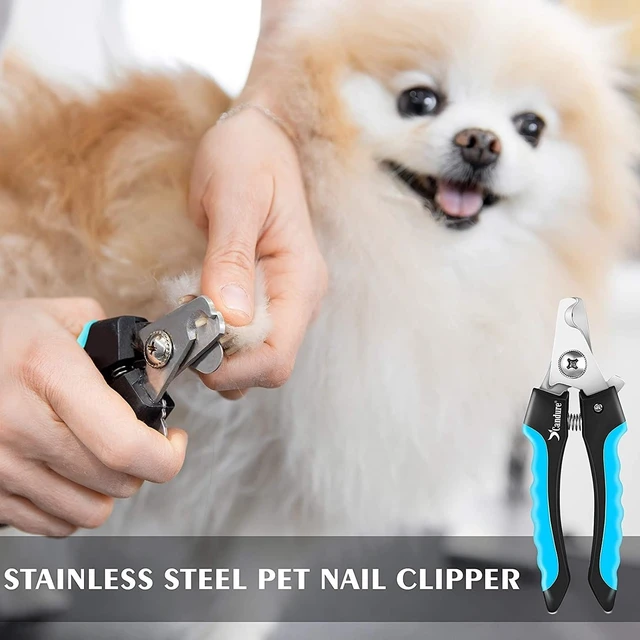 Alt view image 5 of 7 - Candure Dog Nail Clippers and Trimmer with Safety Guard to Avoid Over-Cutting Toe Nails, Professional Grooming Pet Nail Clipper with Nail File for Small, Medium & Large Breeds