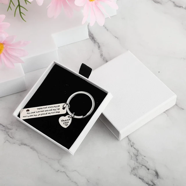 Alt view image 3 of 6 - Yolev 2 Pack Jewelry Gift Boxes Cardboard Jewelry Boxes, 2.9x3.1x0.7Inch Small Gift Boxes for Bracelets Earrings Necklaces Jewelry Gift (White)