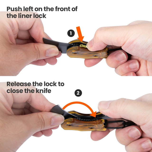 Alt view image 5 of 7 - FUNBRO Small Pocket Knife, Cool Box Cutter with 1.34 Inch Sharp Blade