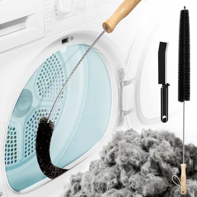 Main image of Holikme Dryer Vent Cleaner Kit - Flexible Lint Brush Remover Cleaning Tool