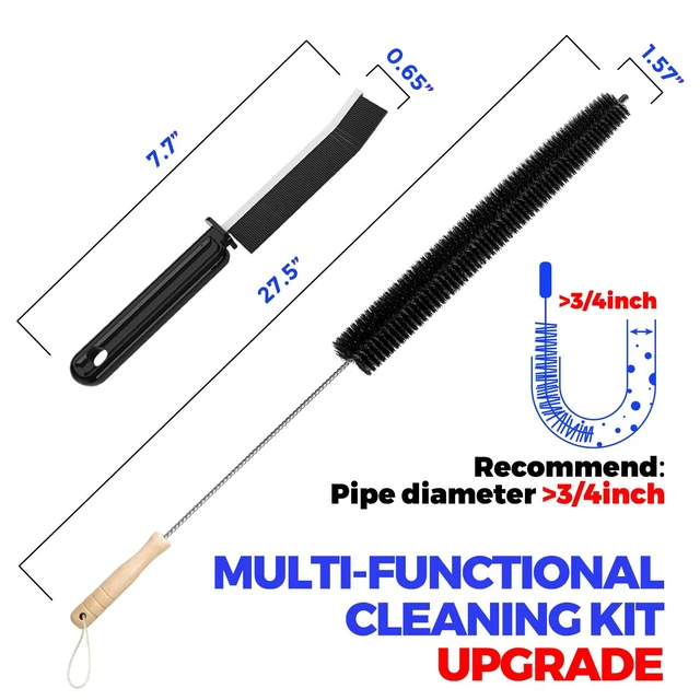 Alt view image 5 of 6 - Holikme Dryer Vent Cleaner Kit - Flexible Lint Brush Remover Cleaning Tool